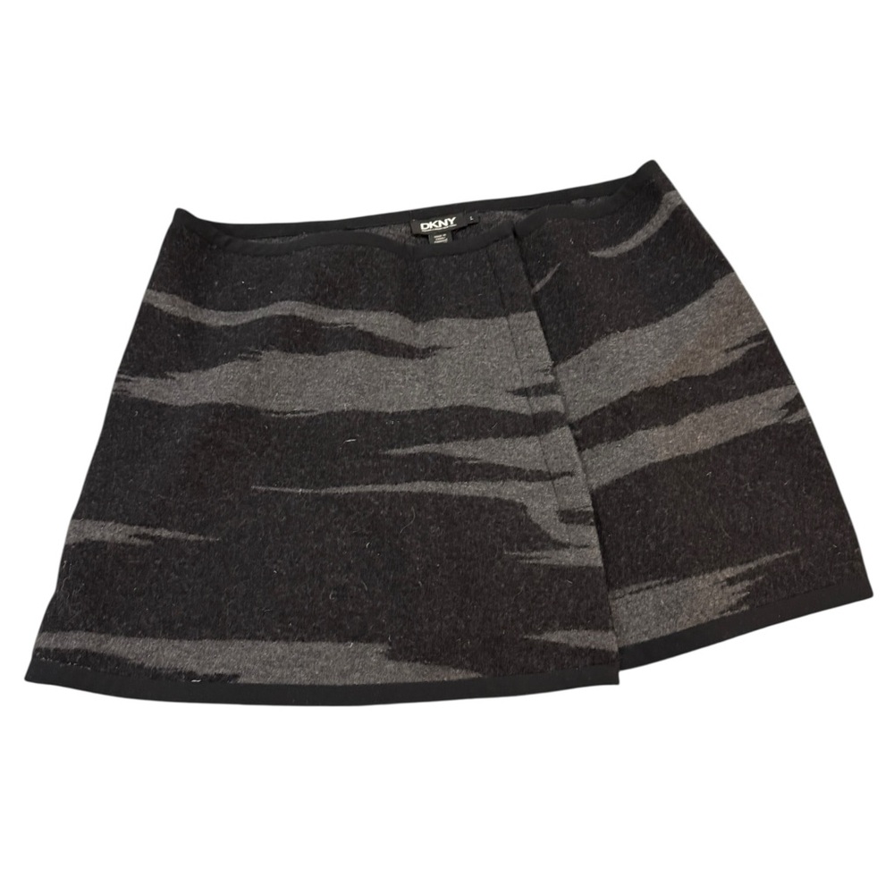 DKNY Winter Wool Mini Skirt sz Lg